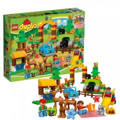 新品乐高得宝10584森林主题：野生公园LEGO Duplo玩具积木三合一