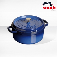 Staub珐琅铸铁锅具 圆形炖锅24厘米