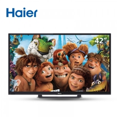 Haier/海尔 42DU3200H/42英寸大屏幕LED网络电视/智能省电更环保 黑色 官方标配
